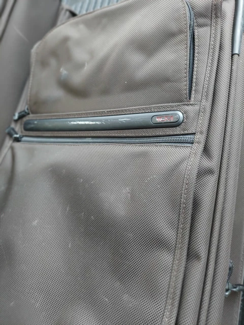Tumi International Expandable Check in Carry On Brown Alpha G4 Luggage Suitcase 4