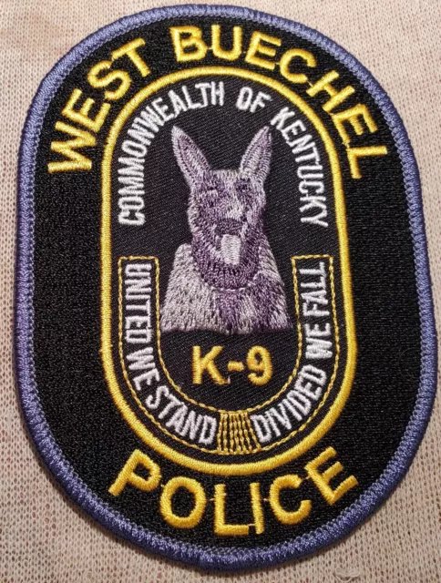 KY West Buechel Kentucky K-9 Unit Police Shoulder Patch