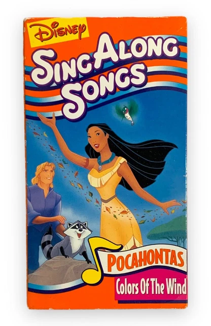 Disneys Sing Along Songs - Pocahontas: Colors of the Wind (VHS, 1995)