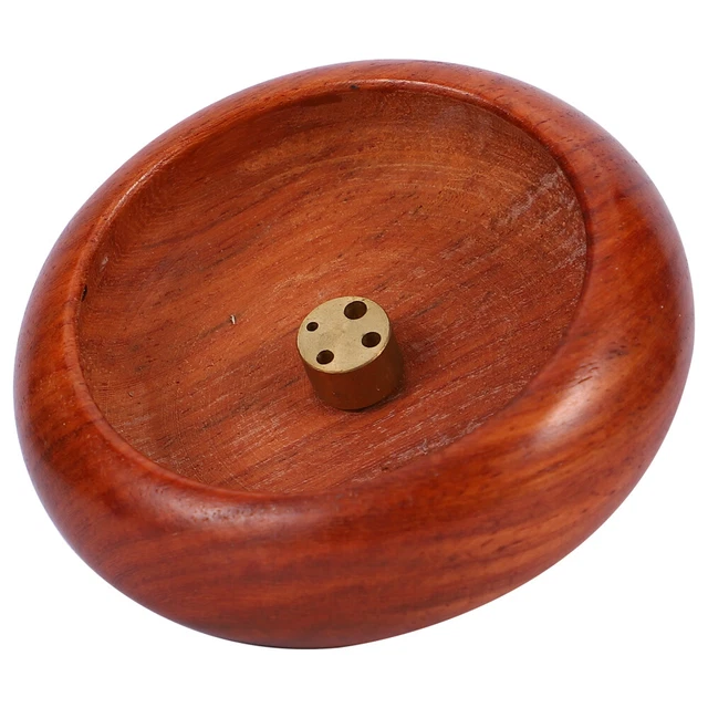 bruciatore di incenso in legno ciotola bruciatore di incenso per decorazioni