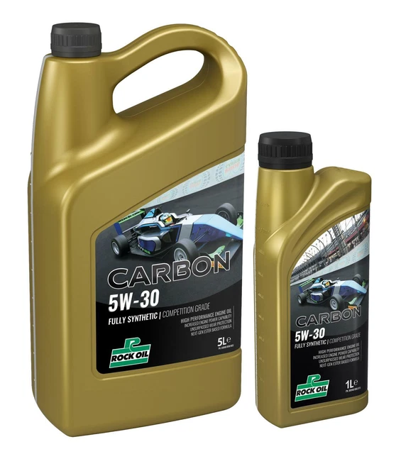 ROCK OIL 5W30 Fully Synthetic Engine Oil Carbon Racing Competition