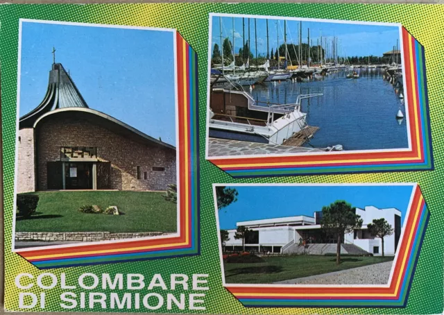 Cartolina Colombare di Sirmione Brescia Lago di Garda viaggiata