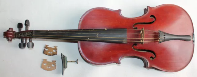 Violon Le Lorrain marqué au fer JTL Jerome Thibouville Lamy Mirecourt 1bis