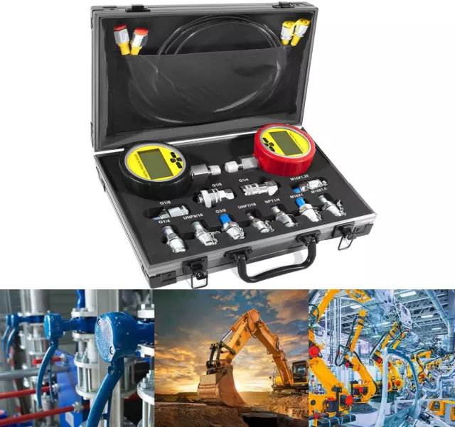 70M Hydraulic Pressure Test Checker Kit For Excavator Construction Machinery