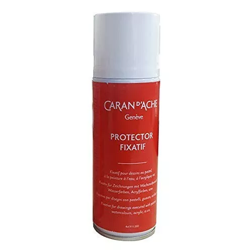 Caran D'ache Protector Spray Fixative - 200ml Aerosol - For Wax Neopastels