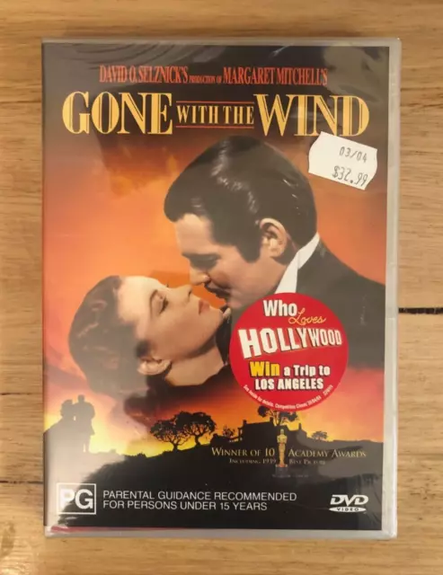 Gone With The Wind  (1939) - Clark Gable Vivien Leigh DVD R4 SEALED