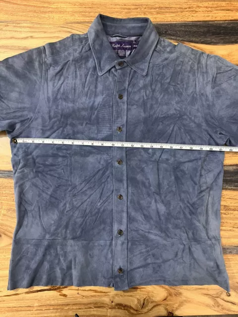 Ralph Lauren Purple Label Suede Leather Shirt