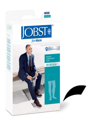 Jobst para hombre 20-30 muslo alto grande negro