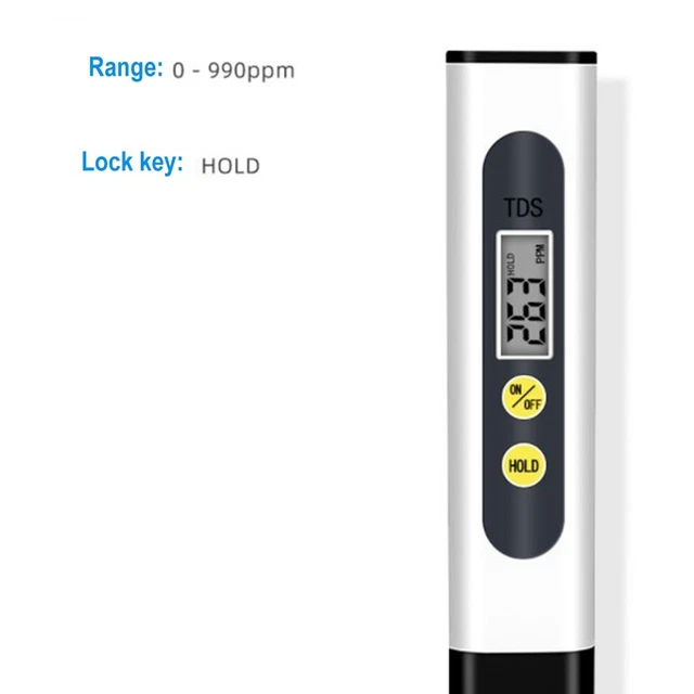 RELIABLE T DS Meter for Water Purity Assessment 0 01 Accuracy 0990ppm ...