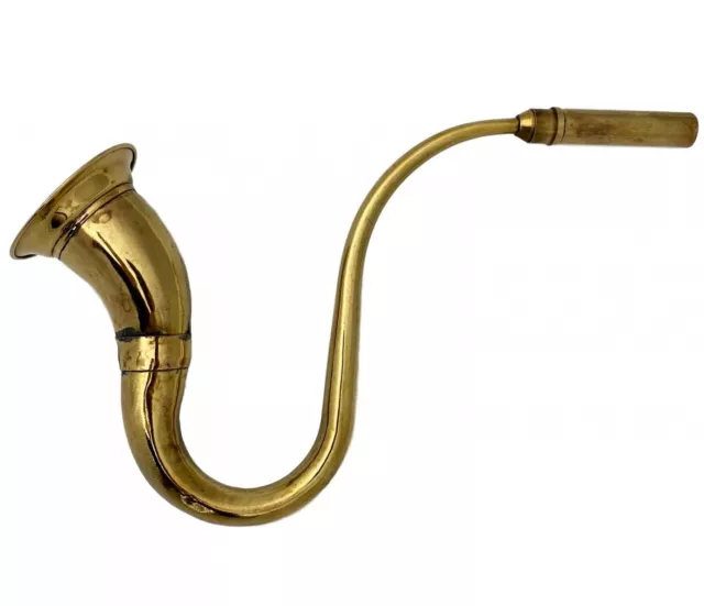 Hörrohr Hörmaschine 26cm Antik-Stil Stethoskop Hörgerät Tröte Signalhorn