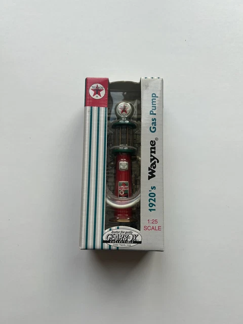 1999 Die Cast Metal Gearbox Wayne Vintage TEXACO GAS PUMP Replica