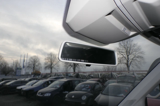 VW Crafter 7C MAN TGE specchio interno specchietto retrovisore interno nero