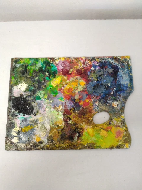 Palette De Peinture Très Ancienne – Modèle Déposé MM