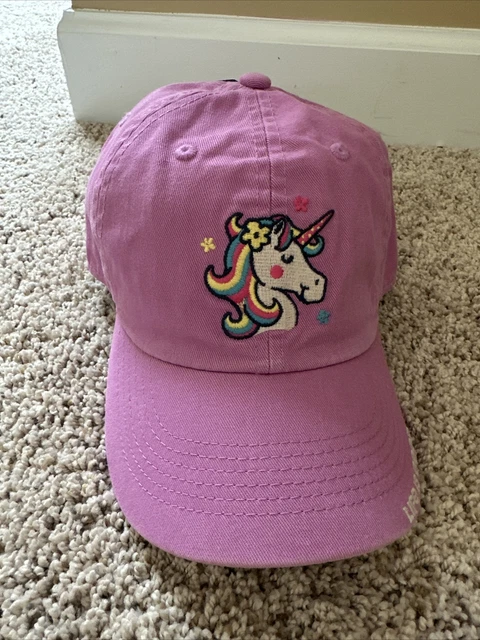 Life is Good. Kid's Wild Child Unicorn Chill Cap, Lavender.