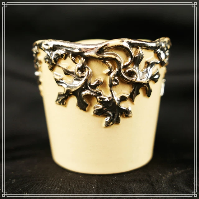 Elegant Cache Pot Dinette Miniature En Faience De Langeais