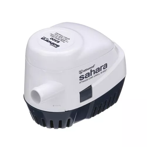 Attwood Marine Sahara Automatic Bilge Pump S500 Series - 12V 500 Gph 4505-7