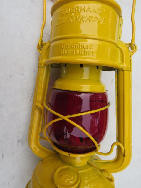 Offenbach -Bürgel Feuerhand Special Petroleumlampe Sturmkappe 2