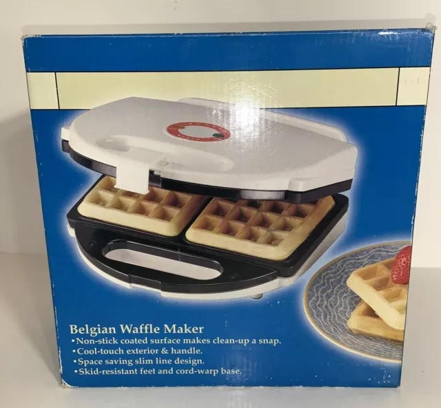 Bella, Rotating Belgian Waffle Maker, Black - Mint Condition - SEALED New