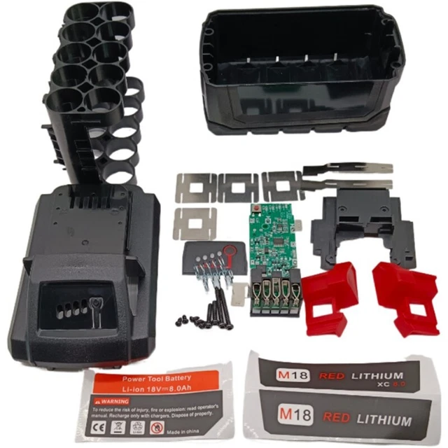 Alloggiamento batteria-plastica Custodia Protettiva PCB per Kit 10 Core 18V 21700 -IA8Z2