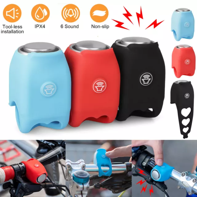 120dB Loud Cycling Bike Electric Horn MTB Road Bicycle Handlebar Bell Waterproof