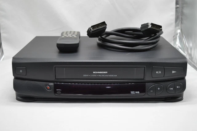 Magnétoscope VHS Schneider 65DV7 – Fonctionnel - Bon état