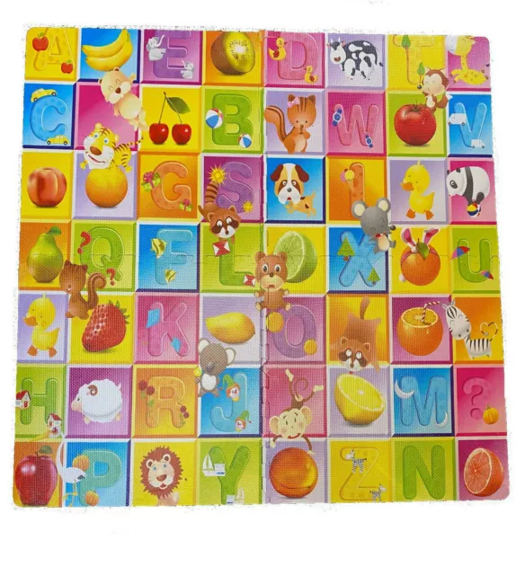 Tappetini da gioco per pavimenti grandi bambini completi 4 pz puzzle in schiuma morbida EVA