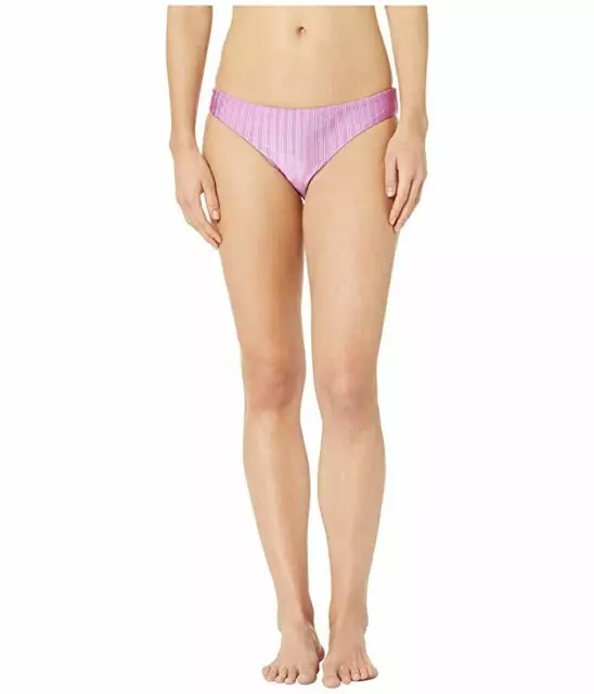 THE BIKINI LAB Luster Rib Hipster Bottoms - Women's Size L, Fuschia NEW