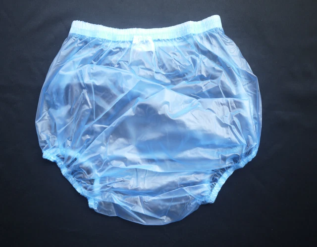2* PIEZAS PANTALONES DE PLÁSTICO PARA BEBÉ ADULTO PVC incontinencia #P005-6 M*2