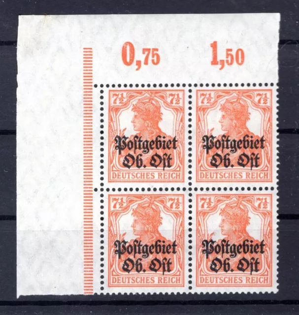 Ober-Ost 4b POR ECKRAND-VB ** MNH POSTFRISCH 90EUR (K6236