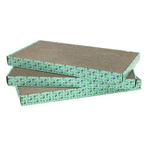 Kitty City XL Wide Corrugate Cat Scratchers 3 Pieces Cat Scratching Cat Scrat...