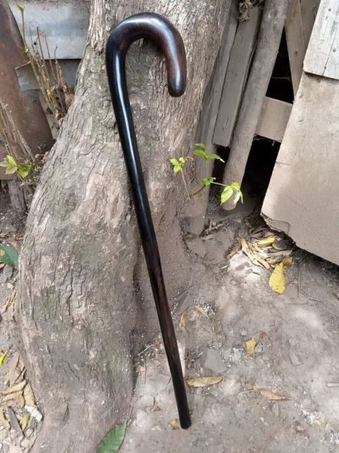 Original 1920 Style Africa Ironwood Handmade Walking Stick Cane KenyaRose wood