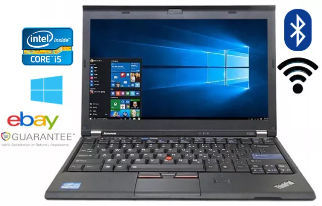 Lenovo ThinkPad X220 12,5" i5 2,5GHz 4GB 128GB SSD BT 1366x768 Win7/Win 10 Pro