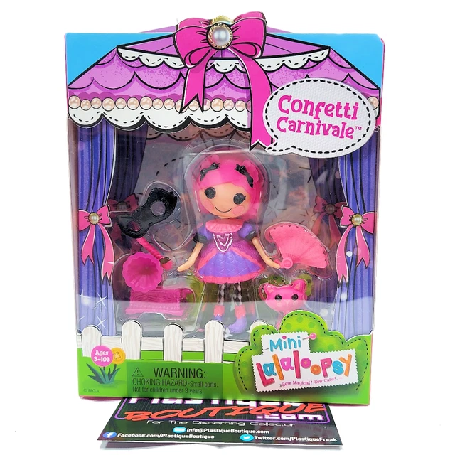 Mini Lalaloopsy Sweets Fair Confetti Carnivale 3" NEW SEALED COMPLETE MIB FARE