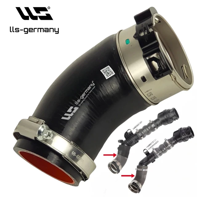 LLS-Germany Turbo Charging Air Hose For Mercedes GLK 350 CDI – A2045282482 / A2045282082, Includes Clamp
