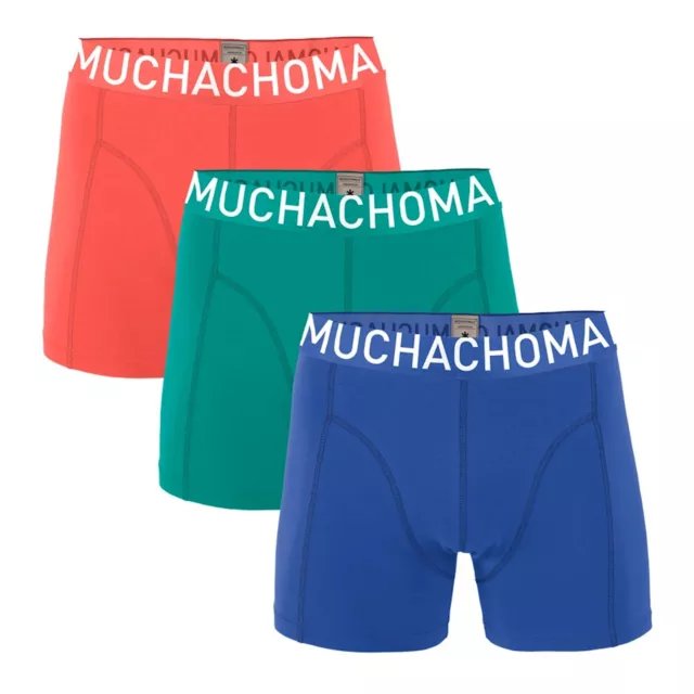 Muchachomalo Herren 3er Pack Shorts SOLID Größe M - XL Multicolor NEU