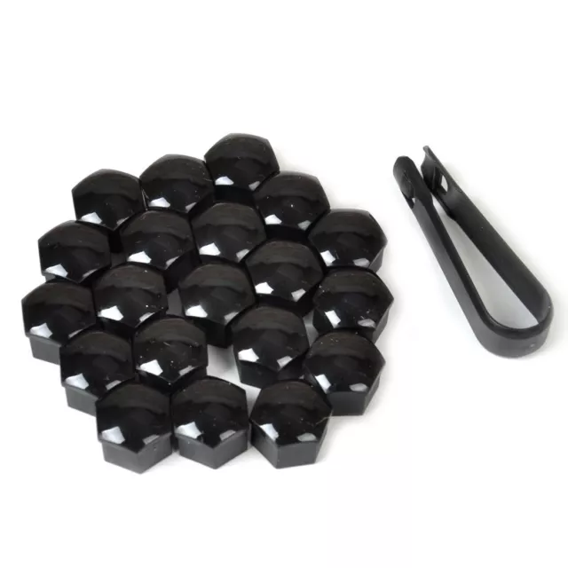 20pcs 17mm Hex écrou cache roue bouchons pour AUDI VW 321601173A roue capuchons