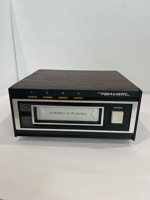Realistic Stereo 8 Track Player Model 14-935 TR-169 Vtg Eight Track Tape