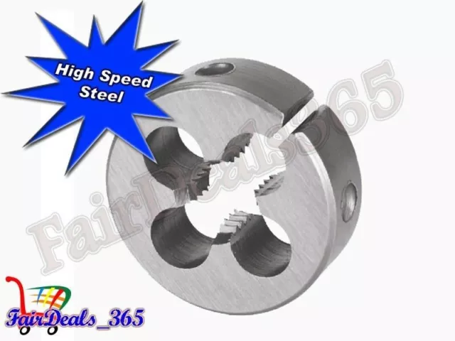 Bsf Threading Circular Split Dies 1" 10Tpi, Od 2" High Speed Steel Right Hand