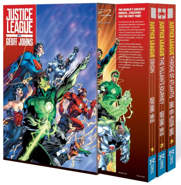 Justice League by Geoff Johns Box Set Vol. 1 TPB Graphic Novels New, Sealed