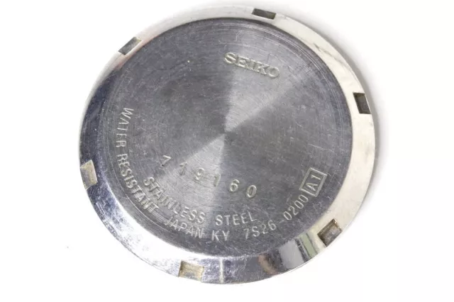 SEIKO 7S26 3110 STAINLESS Steel Case Back Case Glass to Restore