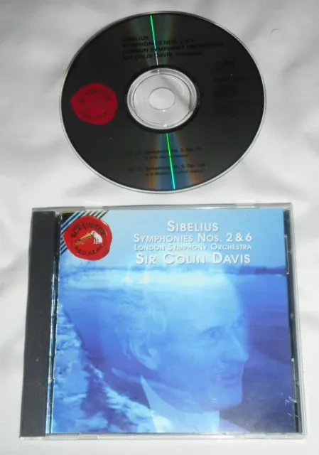 SIBELIUS: Symphonies Nos. 2 & 6 - CD 2011 RCA BMG DIRECT CD Sir Colin Davis