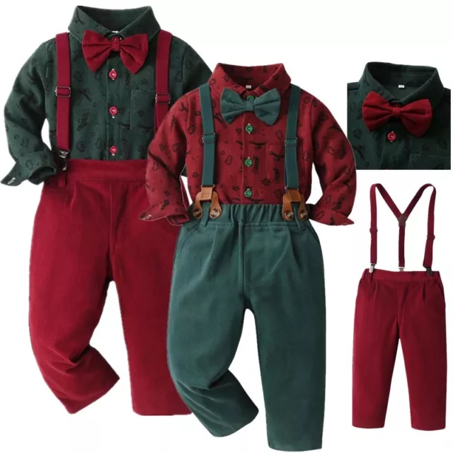 Abiti bambini moderni camicia e pantaloni festa abiti formali occasioni costume