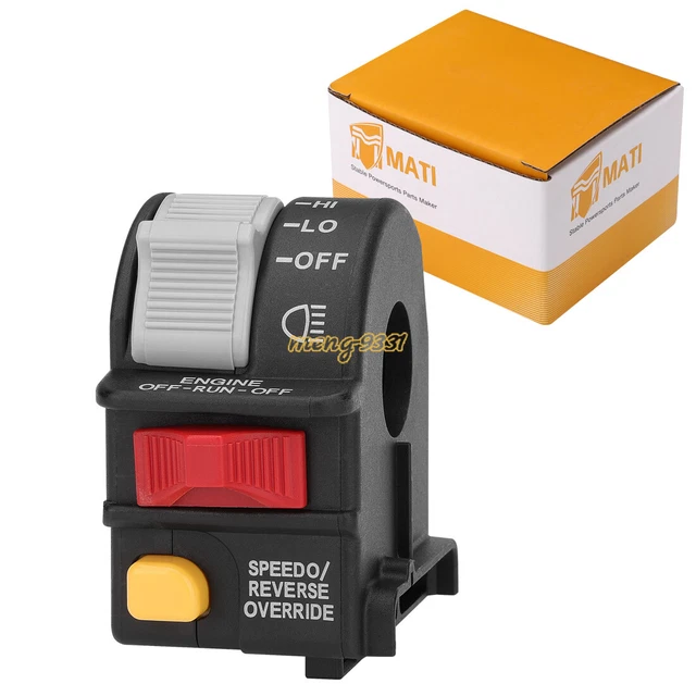 Polaris Headlight Bar Polaris Sportsman 450 Accessories Handlebar Headlight Switch Hi/Lo/Off Beam Light/Kill/Stop Light Bar Switch - Foto 7