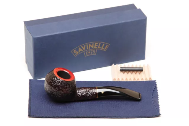 Savinelli Roma 673 KS Black Stem Tobacco Pipe
