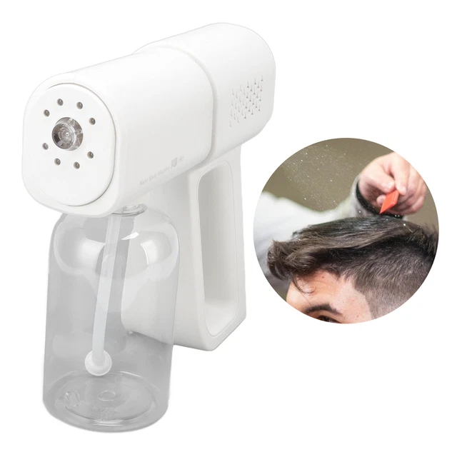 Máquina pulverizadora de cabello nanométrica inalámbrica recargable pulverizador de luz azul TDM