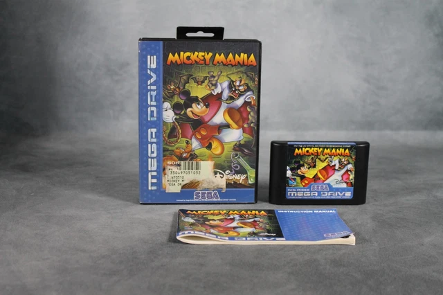 Jeu Mickey Mania Sur Megadrive - Version PAL Euro - Complet (CIB) Bon État