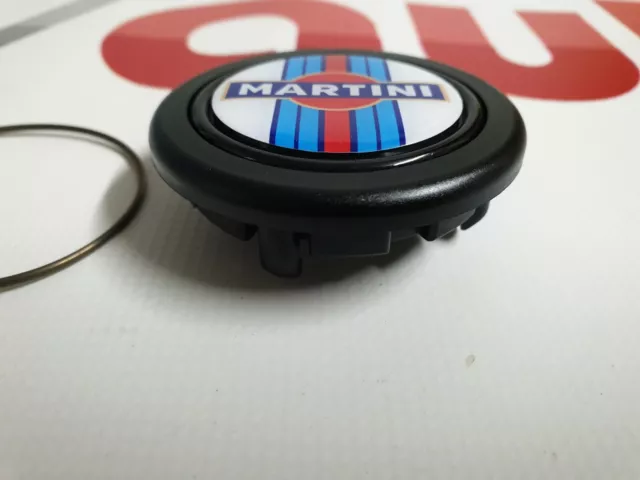 Martini Hupenknopf horn push button Momo Sparco Lancia Porsche Lenkrad Volant 3