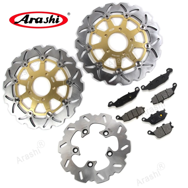 Front Rear Brake Rotors & Brake Pads For Suzuki SV650S 2003 - 2009 2004 2005 G0D