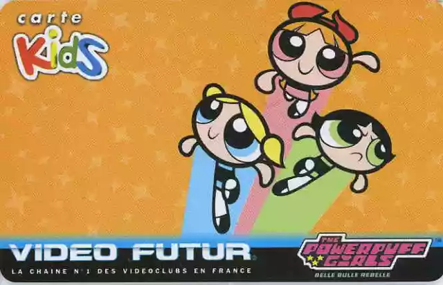 Carte/Cards  Kids Video Futur The Powerpuff Girls - Neuve Etat Luxe