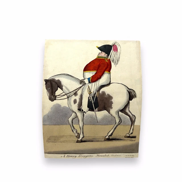 19th Century Print/ Hand Colored